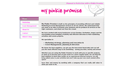 Desktop Screenshot of mypinkiepromise.co.uk